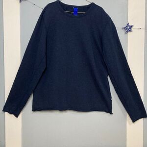 Kit + Ace, Crewneck Pullover Lightweight Sweatshirt Navy Blue, Adult XL Basics
